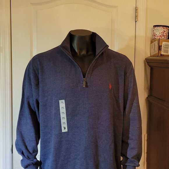 U.S POLO ASSN MENS MESH KNIT PULLOVER SWEATER - Picture 4 of 10